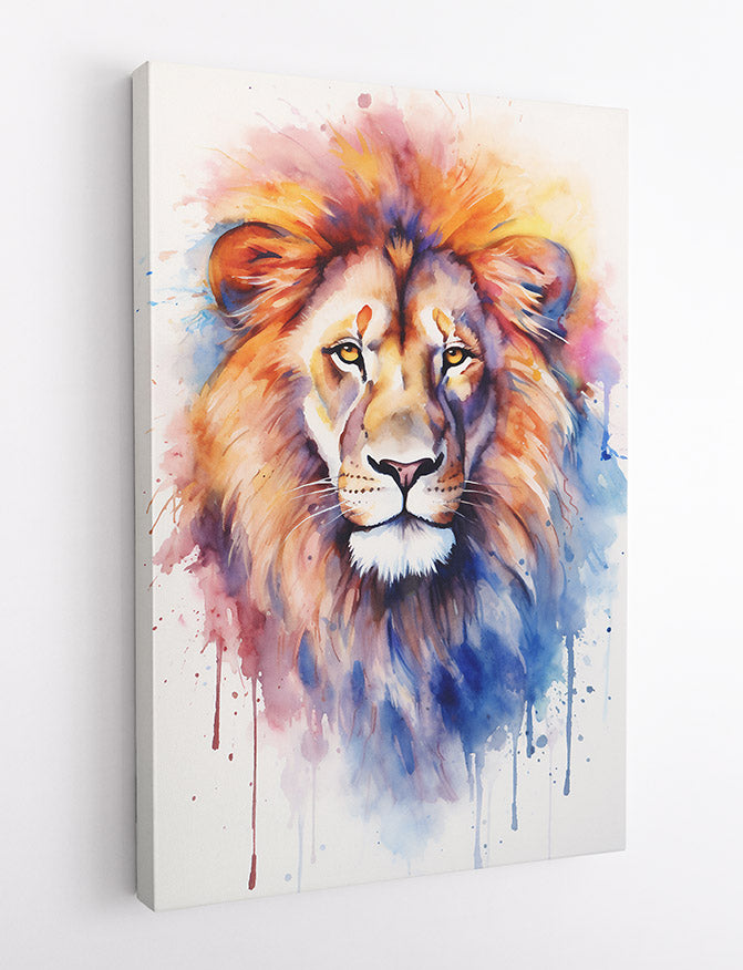 T548 Lion Canvas Art Prints, T-Shirts, Posters, and Mugs, Cushion Cover Expressive Collection