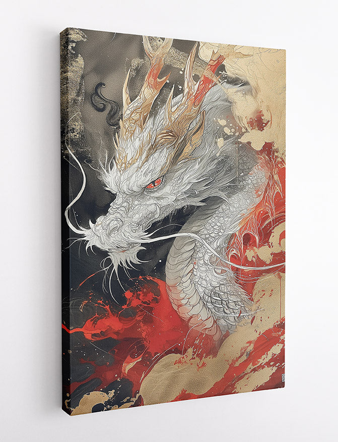 T608 Dragon Canvas Art Prints, T-Shirts, Posters, and Mugs, Cushion Cover