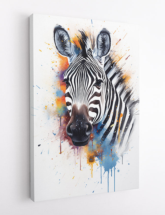 T501 Zebra Canvas Art Prints, T-Shirts, Posters, and Mugs, Cushion Cover Expressive Collection