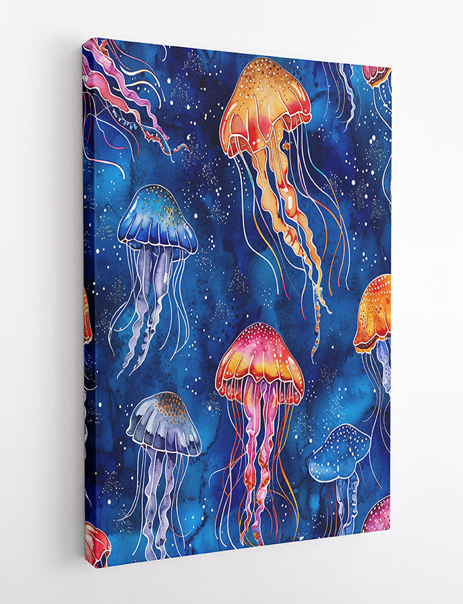 T669 jellyfish Canvas Art Prints, T-Shirts, Posters, and Mugs, Cushion Cover