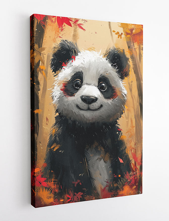 T924 Panda Canvas Art Prints, T-Shirts, Posters, and Mugs, Cushion Cover