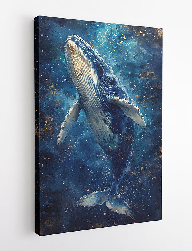 T939 Whale Canvas Art Prints, T-Shirts, Posters, and Mugs, Cushion Cover