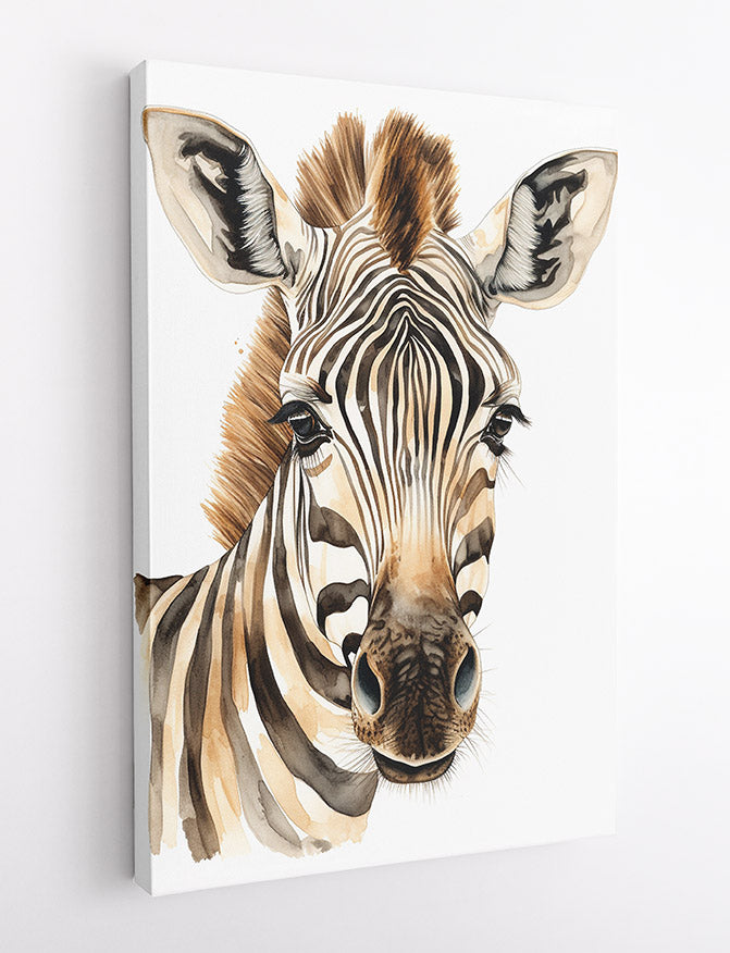 T580 Zebra Canvas Art Prints, T-Shirts, Posters, and Mugs, Cushion Cover