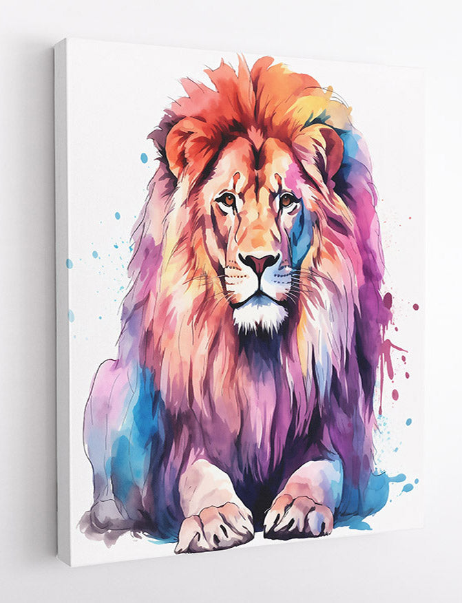 T715 Lion Canvas Art Prints, T-Shirts, Posters, and Mugs, Cushion Cover