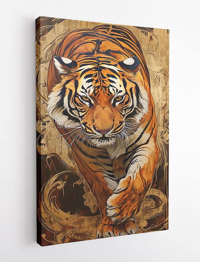 T805 Tiger Canvas Art Prints, T-Shirts, Posters, and Mugs, Cushion Cover