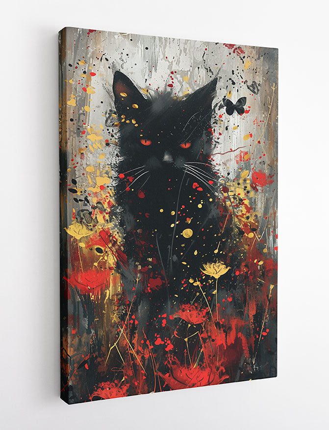 T910 Cat Canvas Art Prints, T-Shirts, Posters, and Mugs, Cushion Cover