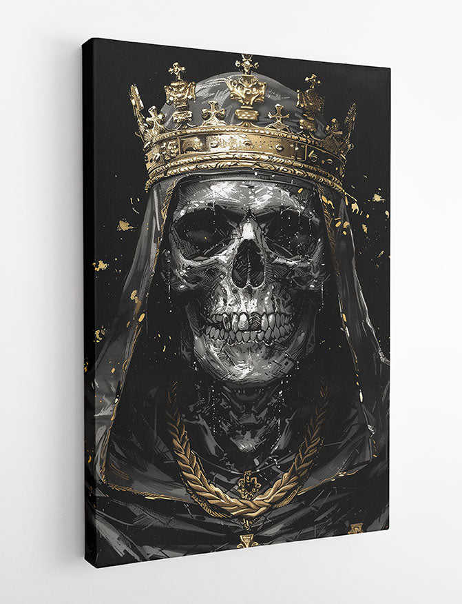 T836 Skull Canvas Art Prints, T-Shirts, Posters, and Mugs, Cushion Cover