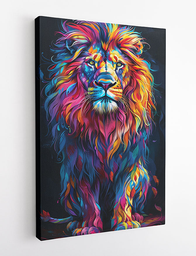 T851 Lion Canvas Art Prints, T-Shirts, Posters, and Mugs, Cushion Cover