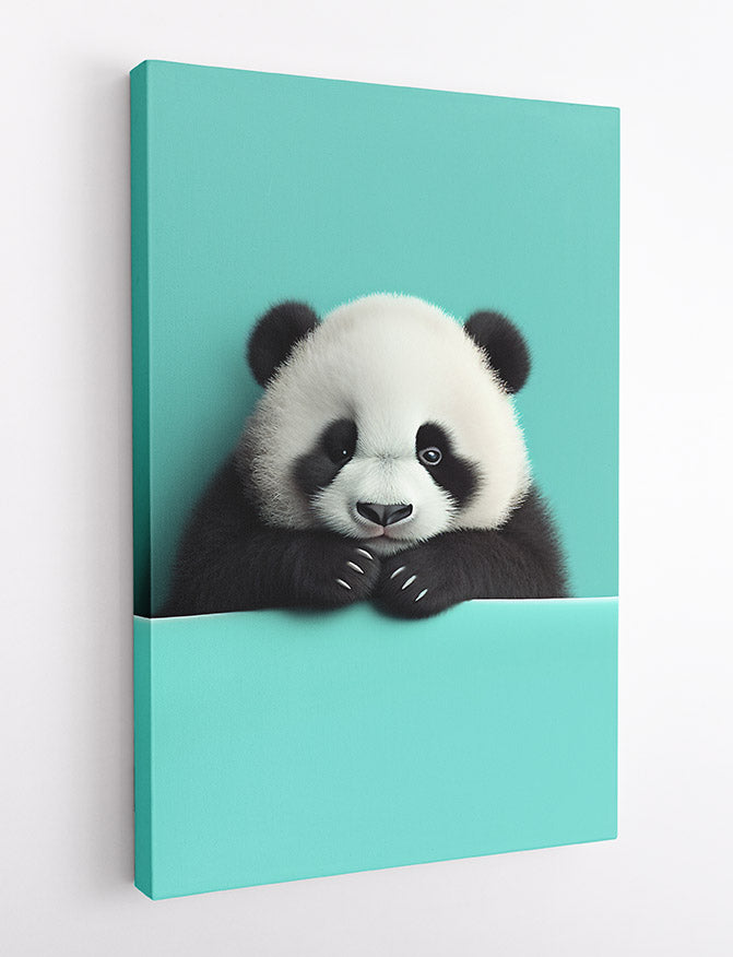 T657 Panda Canvas Art Prints, T-Shirts, Posters, and Mugs, Cushion Cover