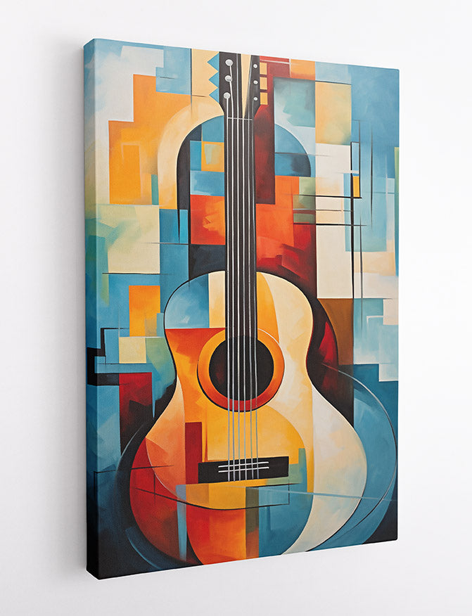 T732 Guitar Canvas Art Prints, T-Shirts, Posters, and Mugs, Cushion Cover