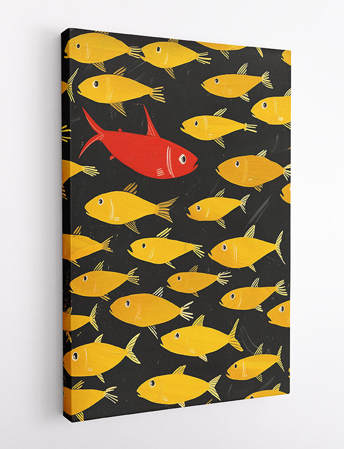 T688 FISH Canvas Art Prints, T-Shirts, Posters, and Mugs, Cushion Cover