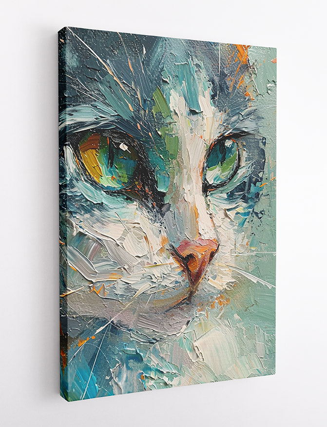 T629 Cat Canvas Art Prints, T-Shirts, Posters, and Mugs, Cushion Cover