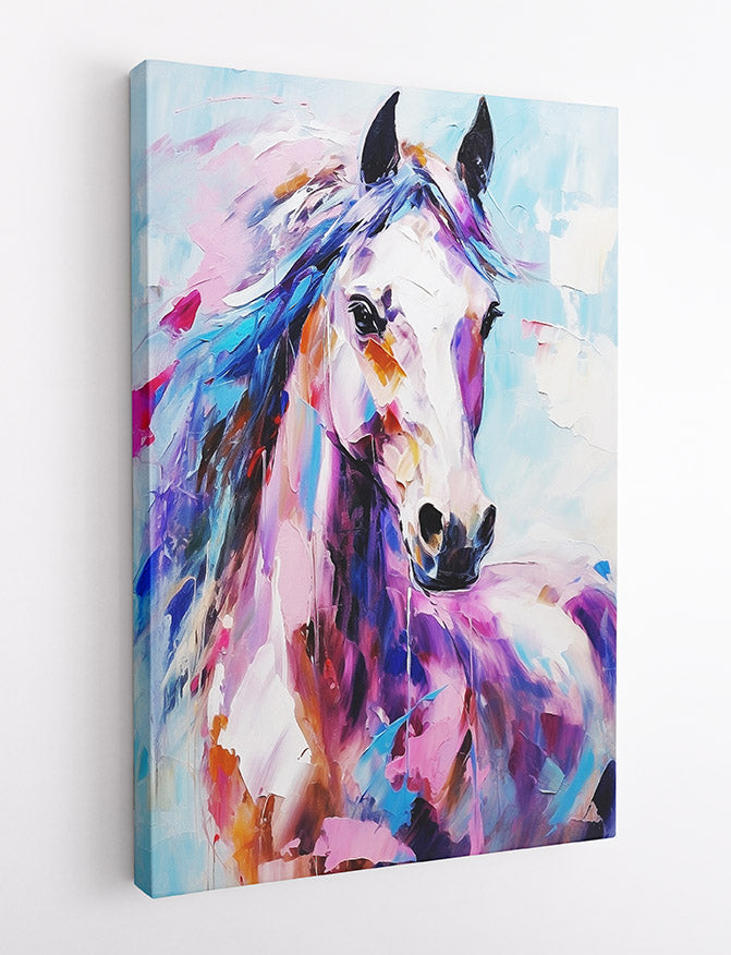 T494 Horse Canvas Art Prints, T-Shirts, Posters, and Mugs, Cushion Cover Expressive Collection