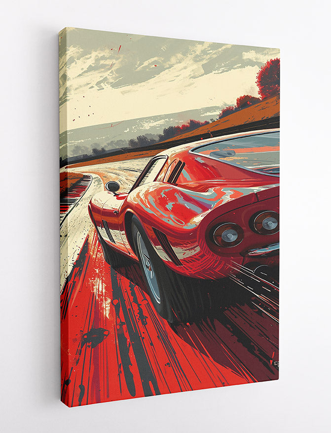 T588 Car Canvas Art Prints, T-Shirts, Posters, and Mugs, Cushion Cover