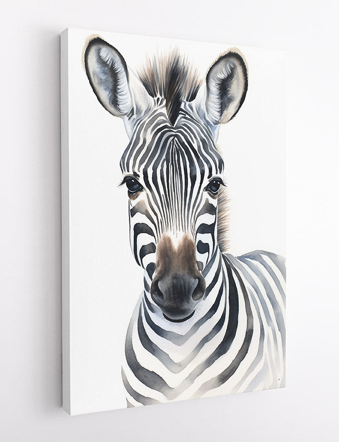 T496 Zebra Canvas Art Prints, T-Shirts, Posters, and Mugs, Cushion Cover Expressive Collection (Copy)