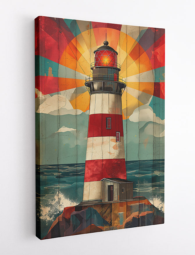 T664 Lighthouse Canvas Art Prints, T-Shirts, Posters, and Mugs, Cushion Cover