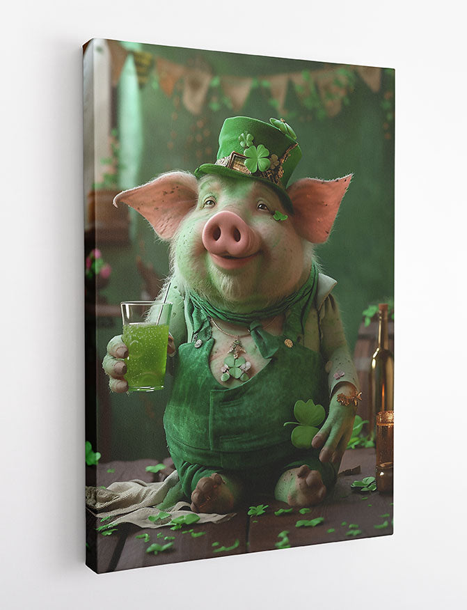 T815 Pig Canvas Art Prints, T-Shirts, Posters, and Mugs, Cushion Cover