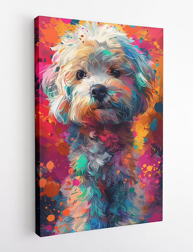 T935 Dog Canvas Art Prints, T-Shirts, Posters, and Mugs, Cushion Cover