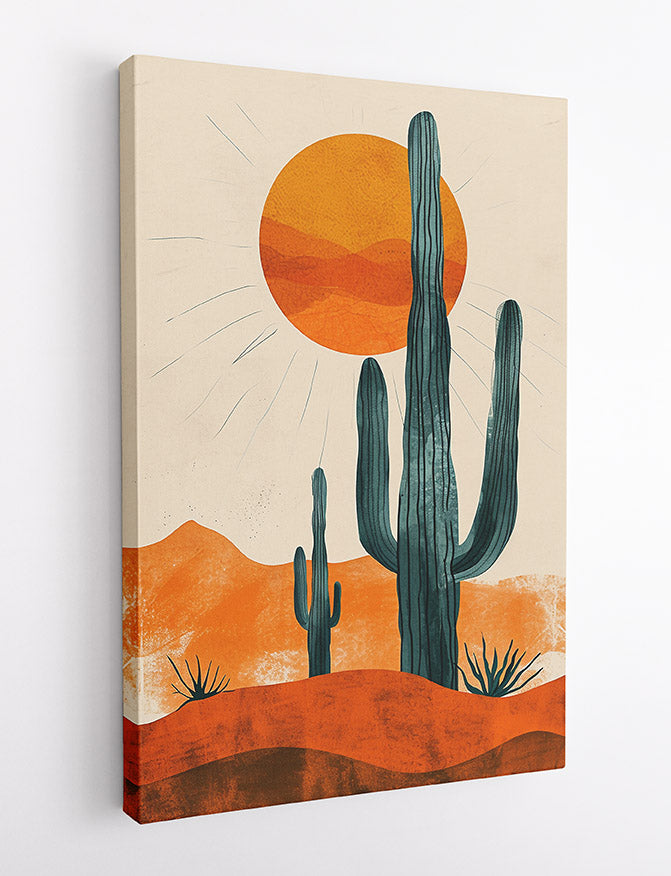 T621 Cactus Canvas Art Prints, T-Shirts, Posters, and Mugs, Cushion Cover