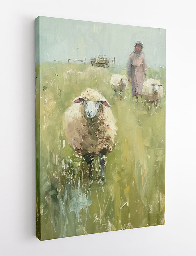 T816 SHEEP Canvas Art Prints, T-Shirts, Posters, and Mugs, Cushion Cover