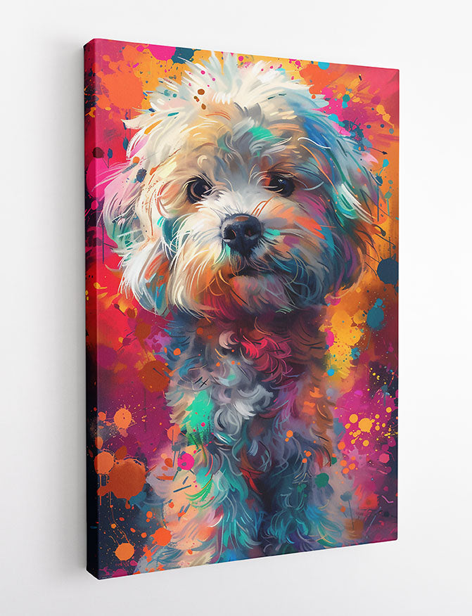 T846 Dog Canvas Art Prints, T-Shirts, Posters, and Mugs, Cushion Cover