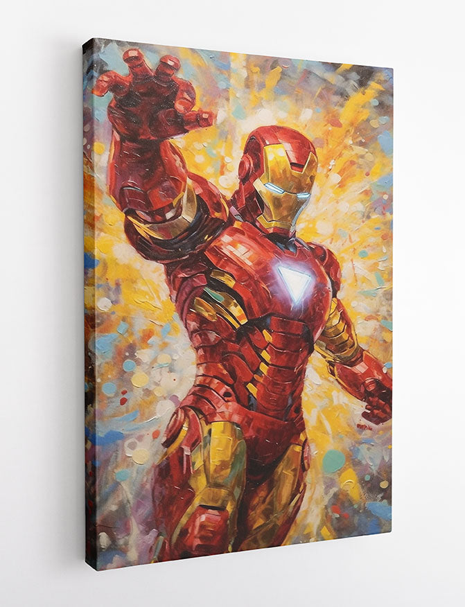 P319 Iron MAN Canvas Art Prints, T-Shirts, Posters, and Mugs, Cushion Cover