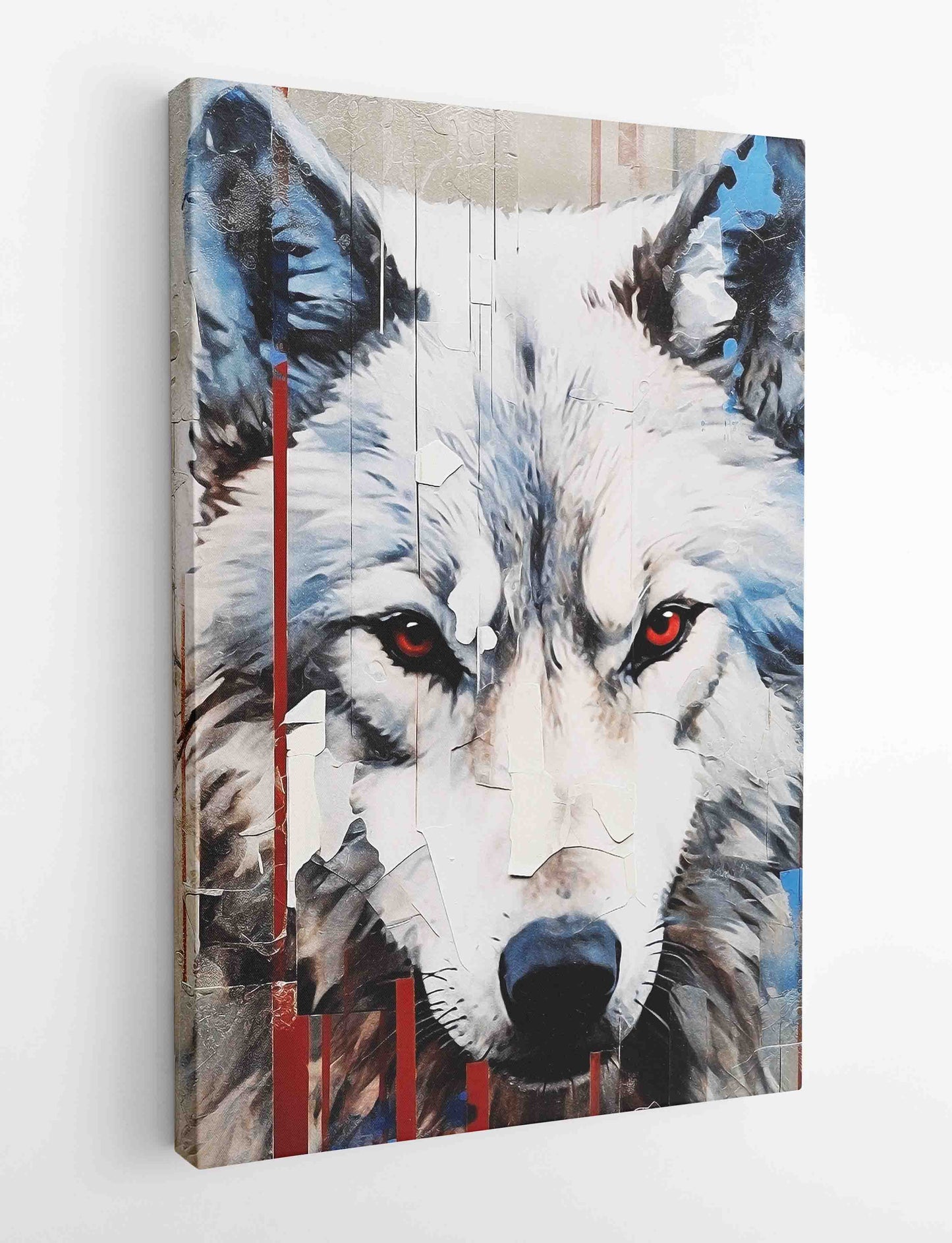 T418 Wolf Canvas Art Prints, T-Shirts, Posters, and Mugs, Cushion Cover Expressive Collection