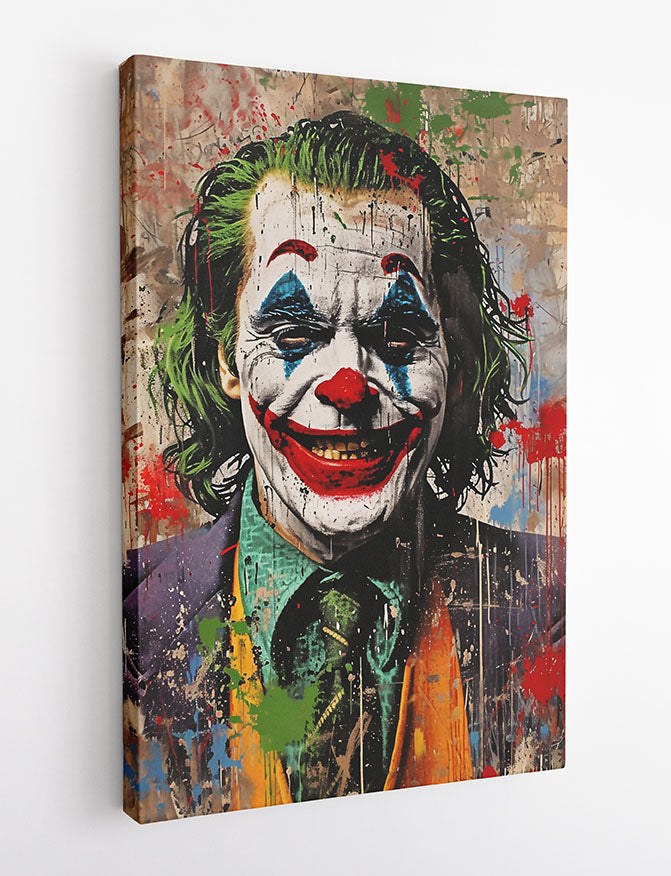 P332 Joker Canvas Art Prints, T-Shirts, Posters, and Mugs, Cushion Cover