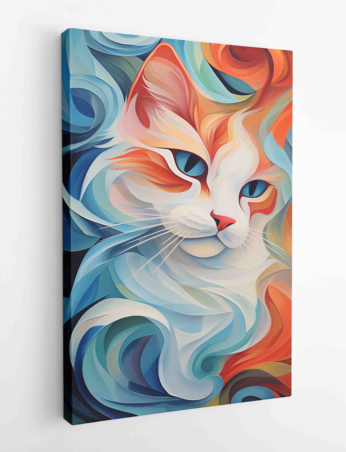 T421 Cat Canvas Art Prints, T-Shirts, Posters, and Mugs, Cushion Cover Expressive Collection