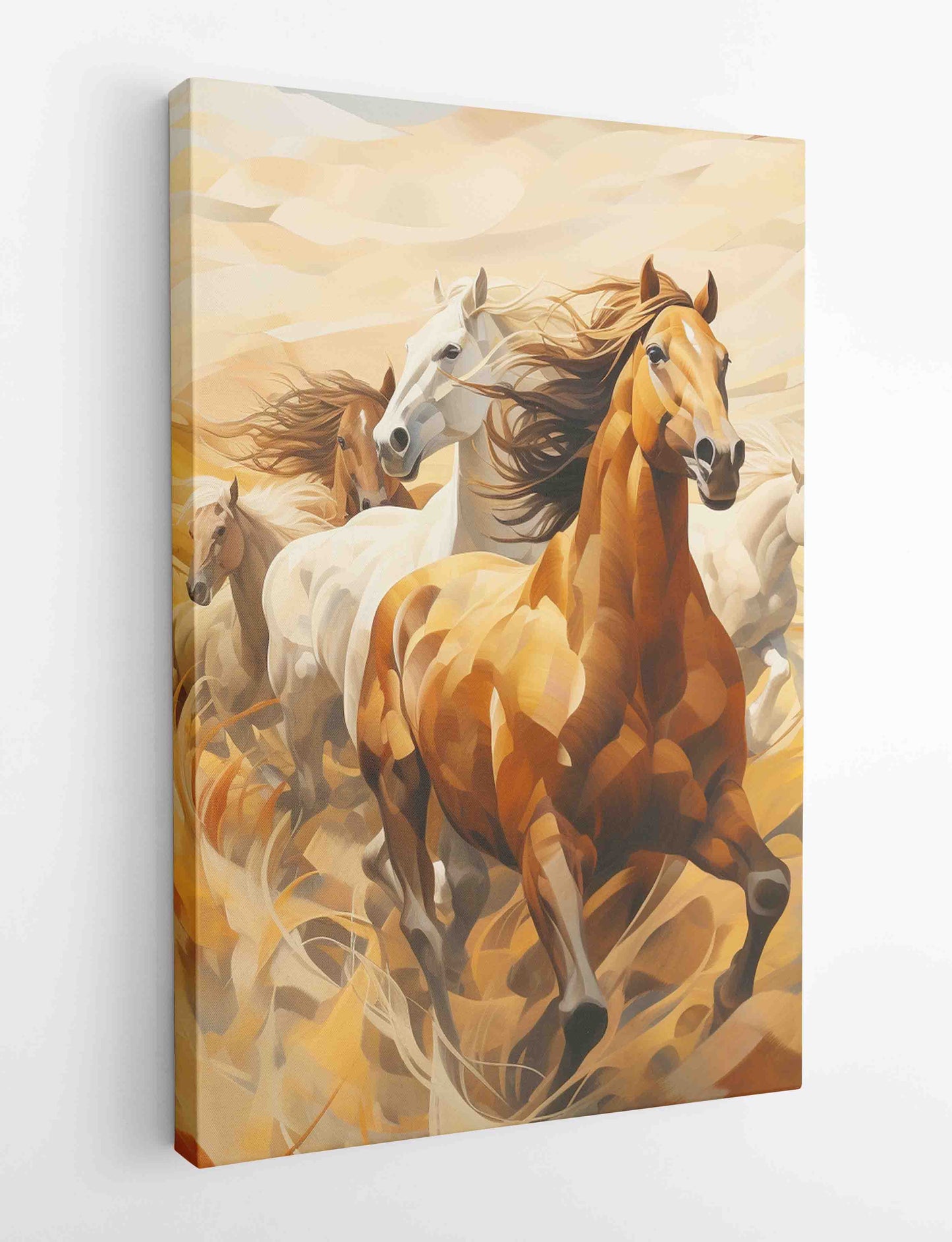 T423 Horses Canvas Art Prints, T-Shirts, Posters, and Mugs, Cushion Cover Expressive Collection