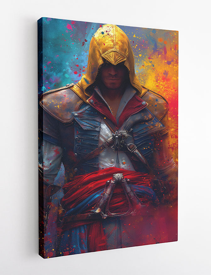 P339 Assassin's Creed Canvas Art Prints, T-Shirts, Posters, and Mugs, Cushion Cover