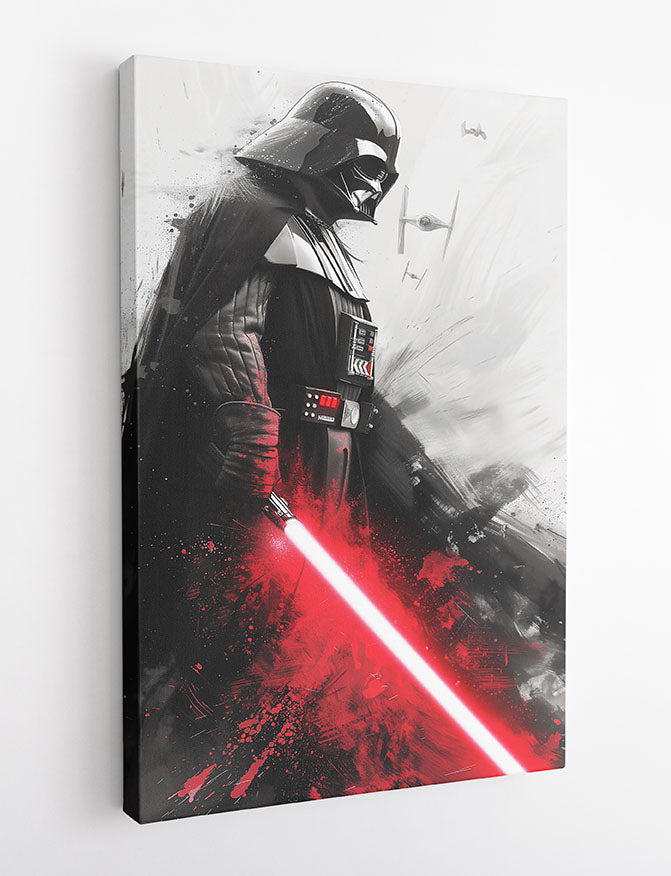 P344 darth fader Canvas Art Prints, T-Shirts, Posters, and Mugs, Cushion Cover