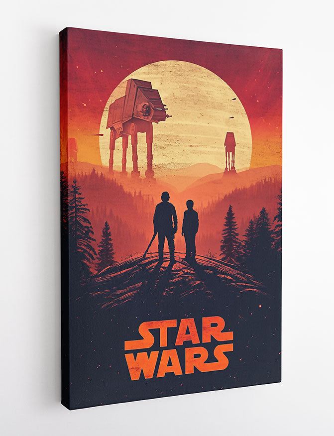 P345 Star Wars Canvas Art Prints, T-Shirts, Posters, and Mugs, Cushion Cover