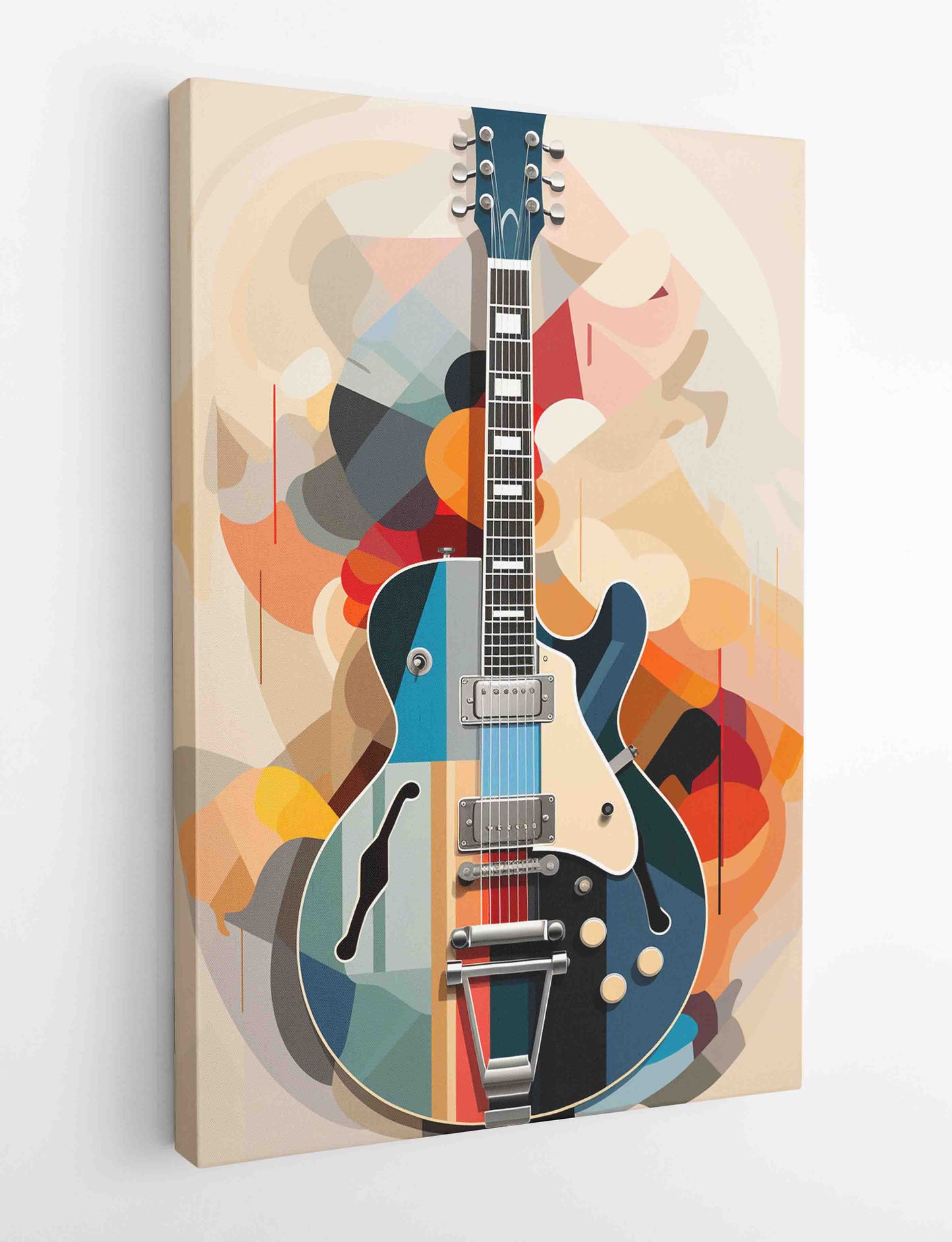 T447 Guitar Canvas Art Prints, T-Shirts, Posters, and Mugs, Cushion Cover Expressive Collection