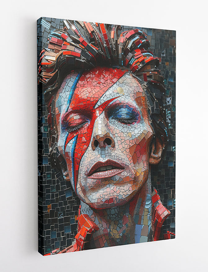 P375 David Bowie Canvas Art Prints, T-Shirts, Posters, and Mugs, Cushion Cover