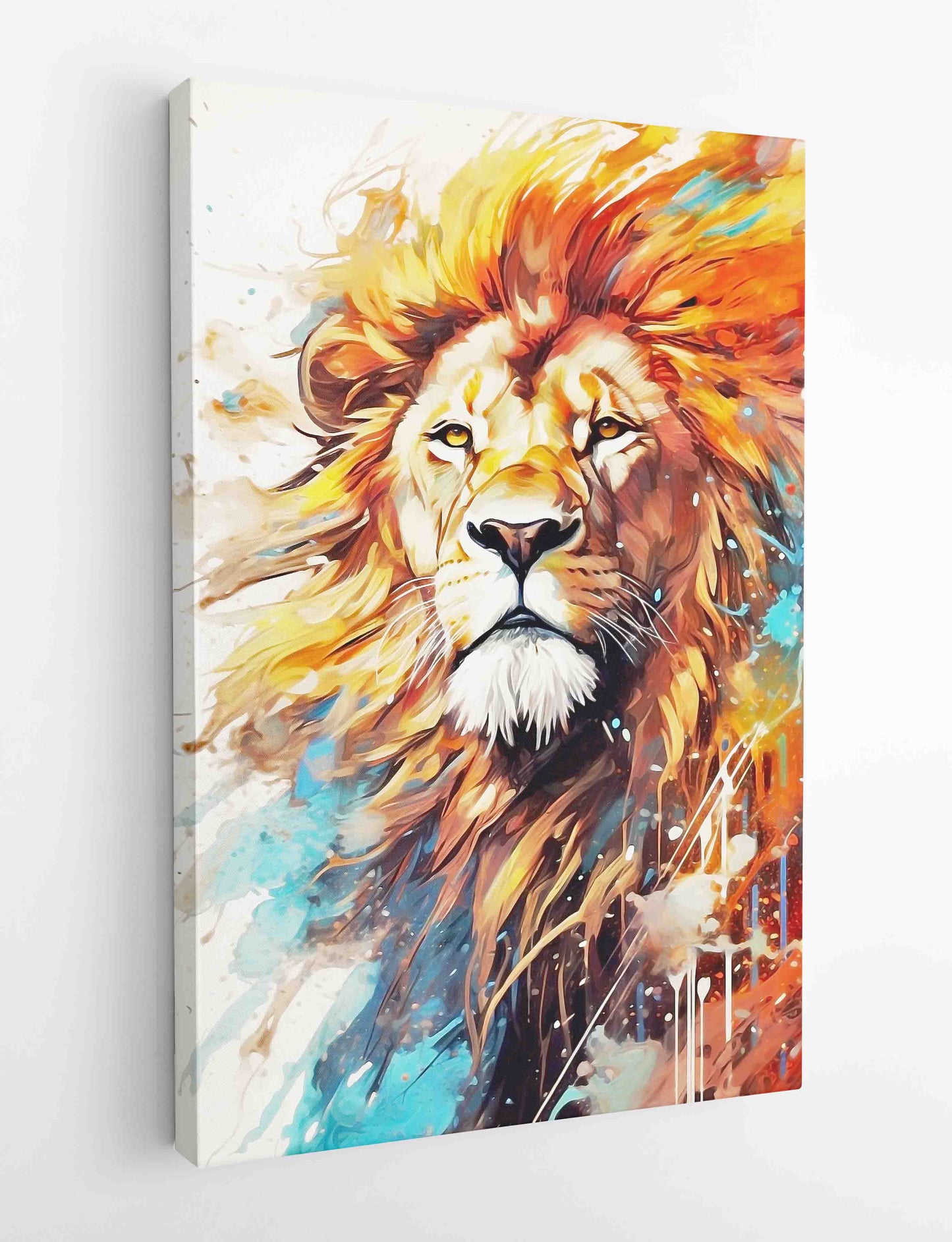 T461 Lion Canvas Art Prints, T-Shirts, Posters, and Mugs, Cushion Cover Expressive Collection