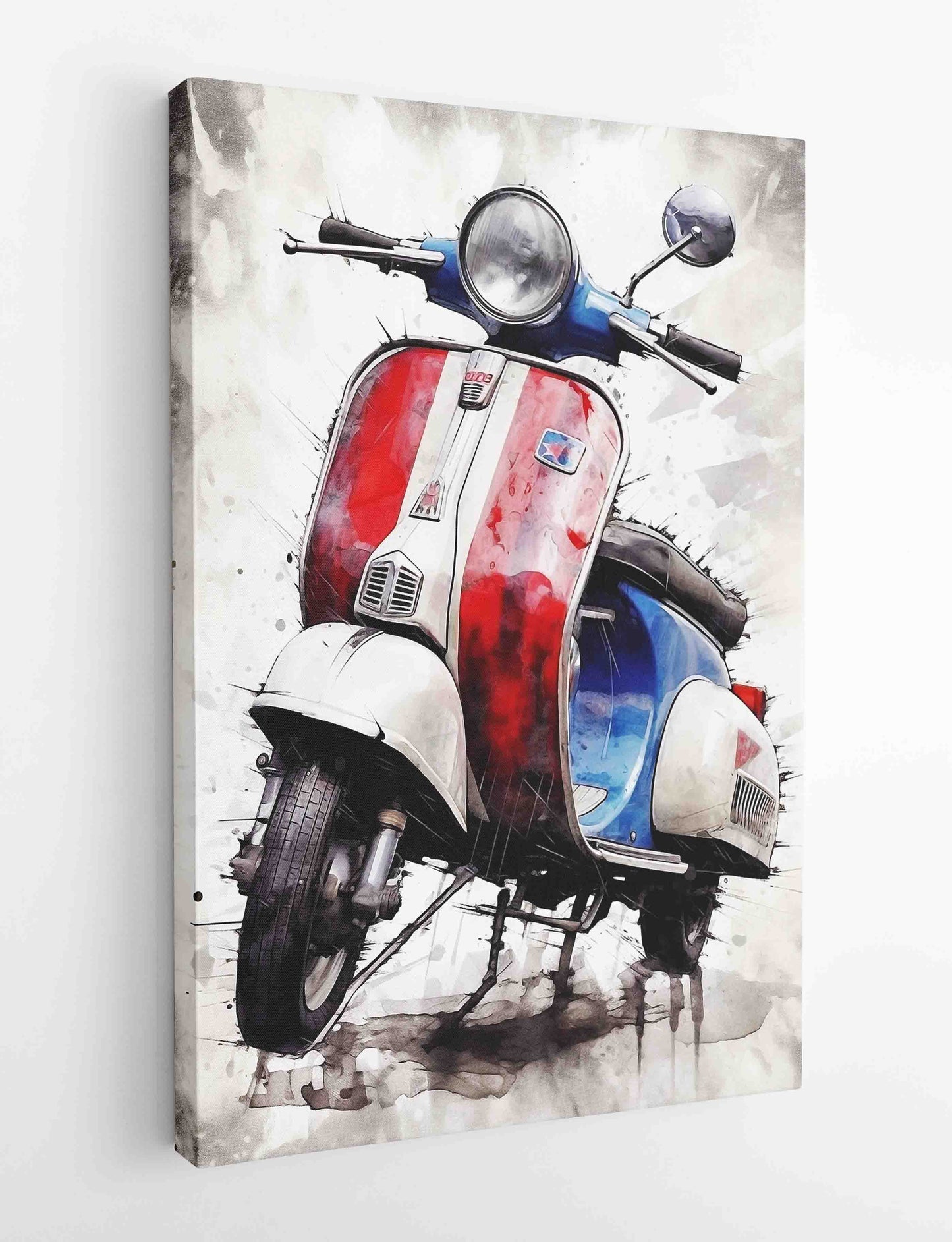 T471 Vespa Canvas Art Prints, T-Shirts, Posters, and Mugs, Cushion Cover Expressive Collection