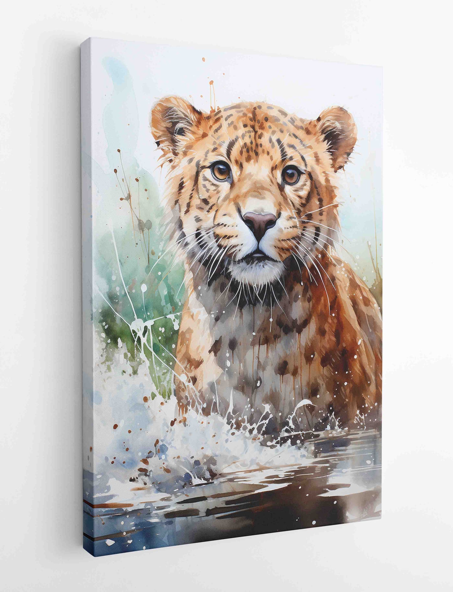 T475 Lion Canvas Art Prints, T-Shirts, Posters, and Mugs, Cushion Cover Expressive Collection