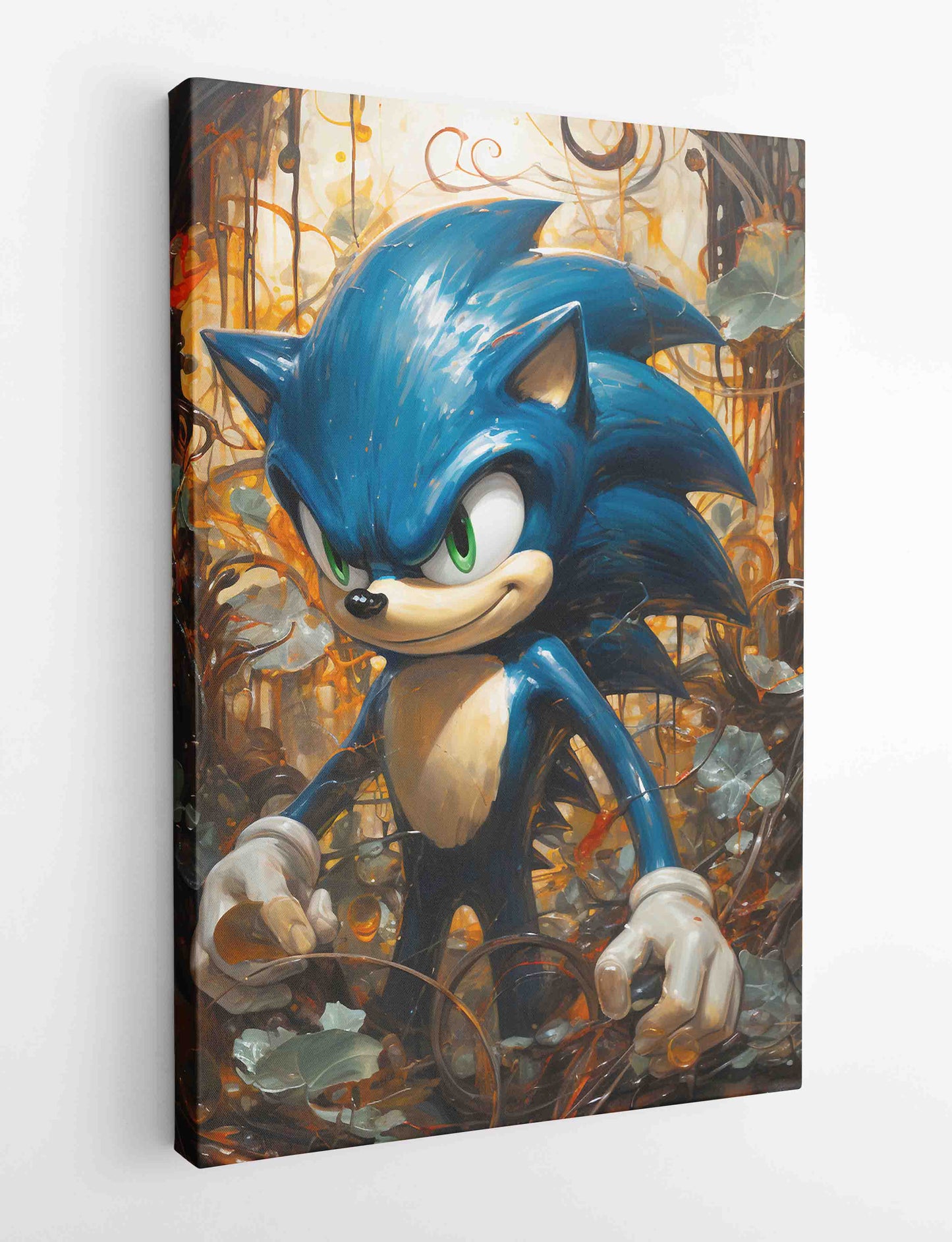 T488 sonic the hedgehog Canvas Art Prints, T-Shirts, Posters, and Mugs, Cushion Cover Expressive Collection