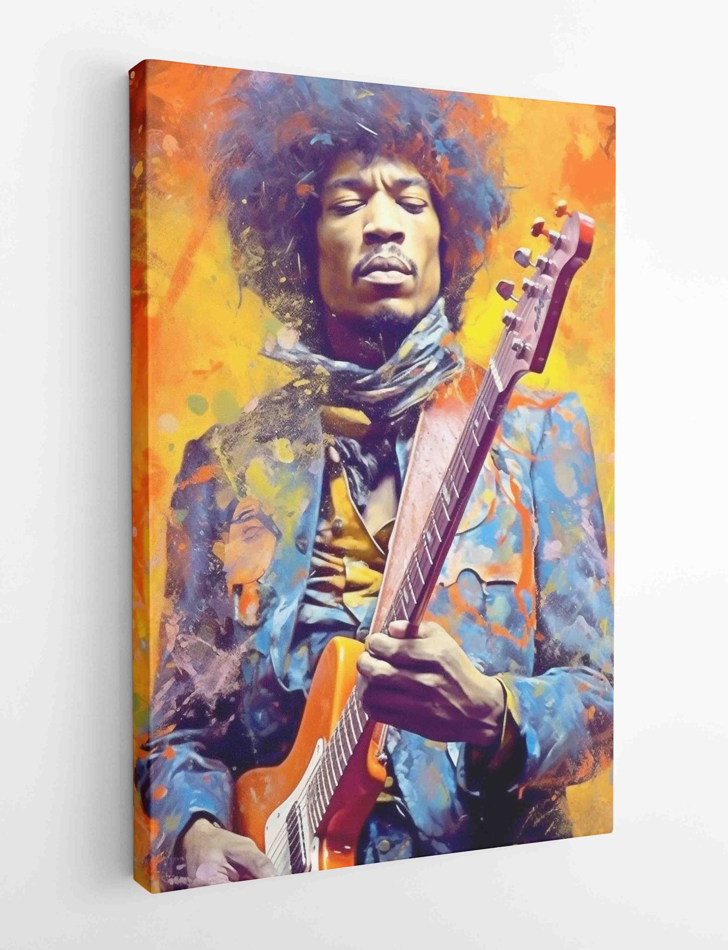 P296 Jimi Hendrix Canvas Art Prints, T-Shirts, Posters, and Mugs, Cushion Cover Expressive Collection