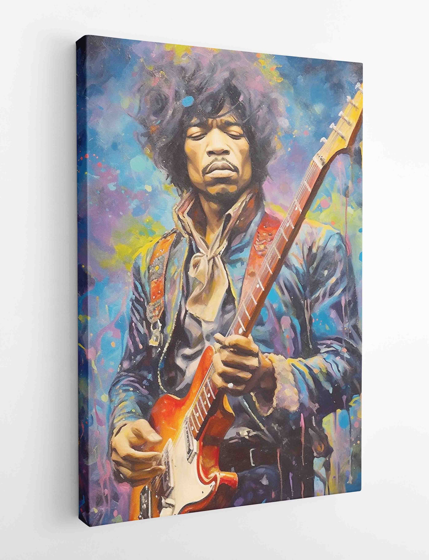 P297 Jimi Hendrix Canvas Art Prints, T-Shirts, Posters, and Mugs, Cushion Cover Expressive Collection