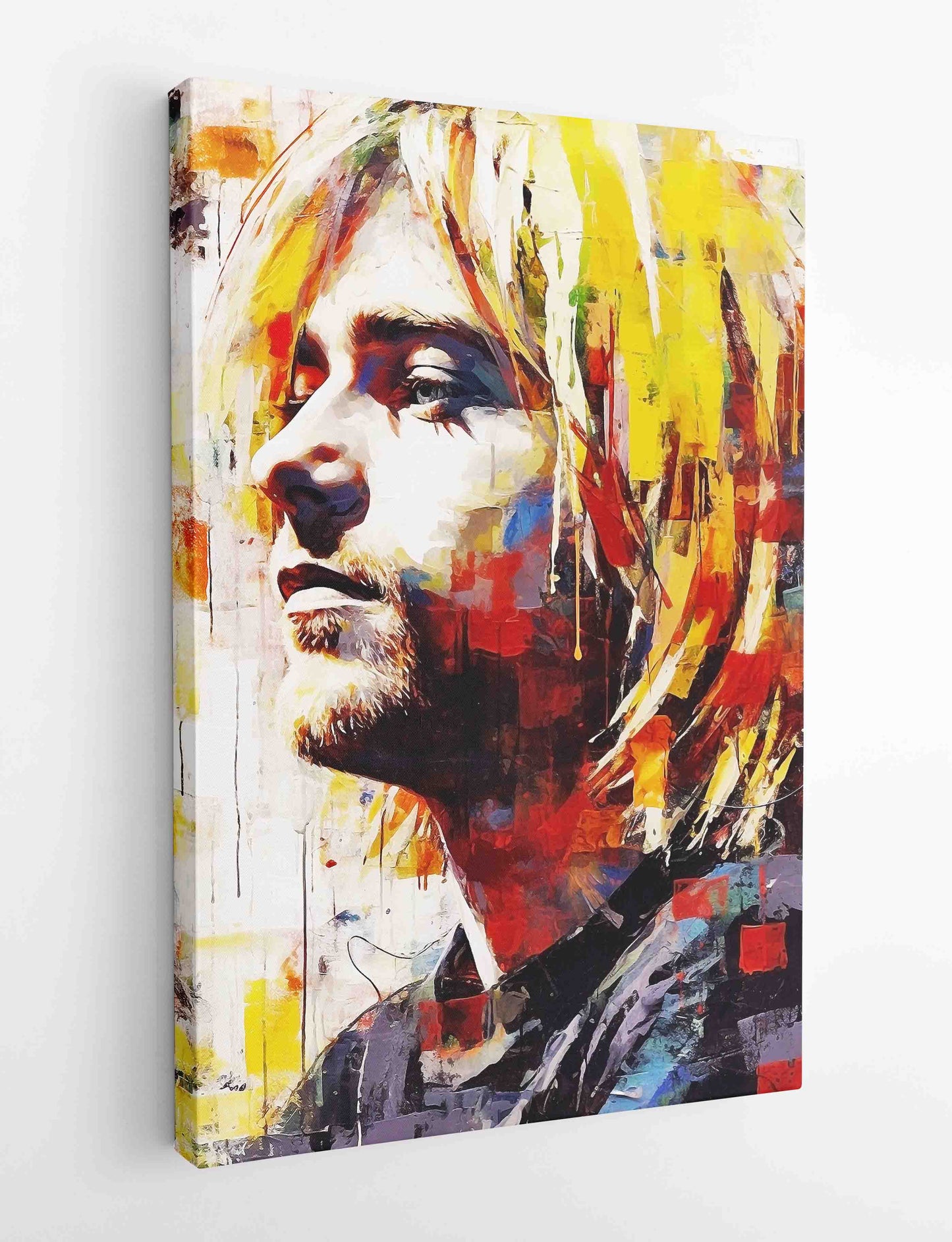 P311 Kurt Cobain Canvas Art Prints, T-Shirts, Posters, and Mugs, Cushion Cover Expressive Collection