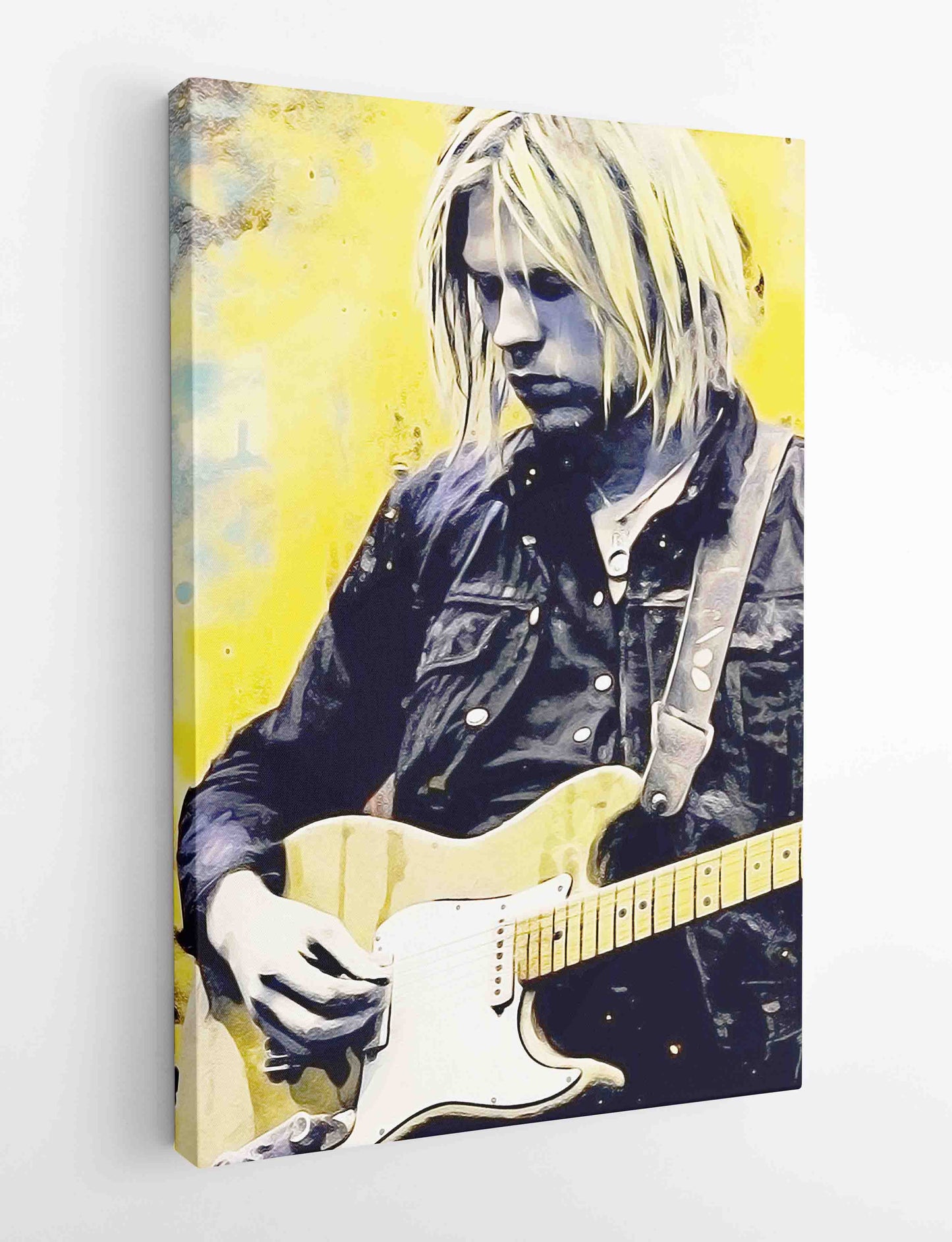 P300 Kurt Cobain Canvas Art Prints, T-Shirts, Posters, and Mugs, Cushion Cover Expressive Collection