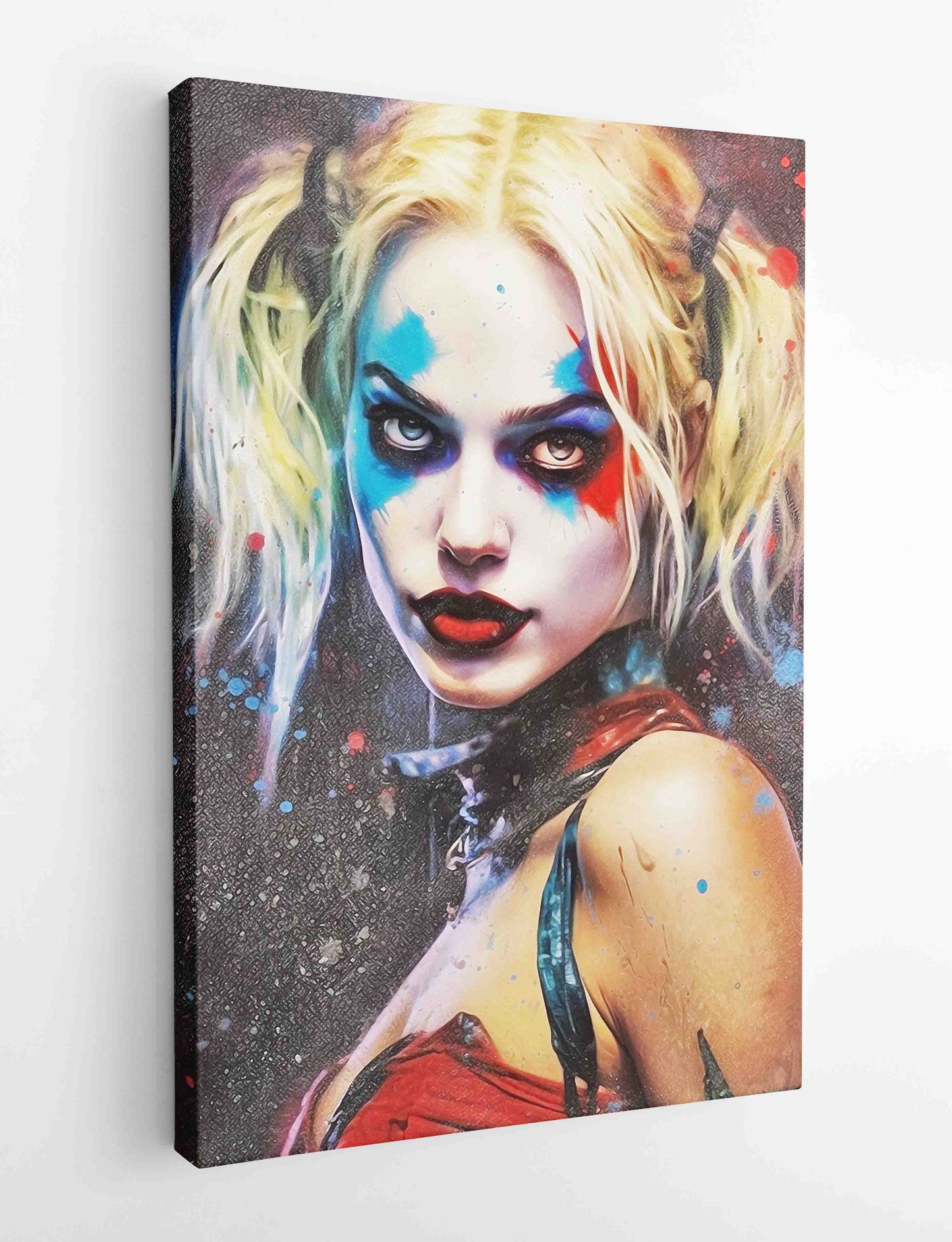 P299 Harley Quinn Canvas Art Prints, T-Shirts, Posters, and Mugs, Cushion Cover Expressive Collection