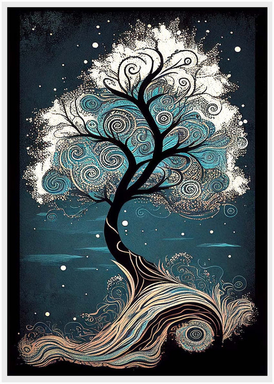 T109 Tree Canvas Art Prints, T-Shirts, Posters, and Mugs, Cushion Cover Expressive Collection