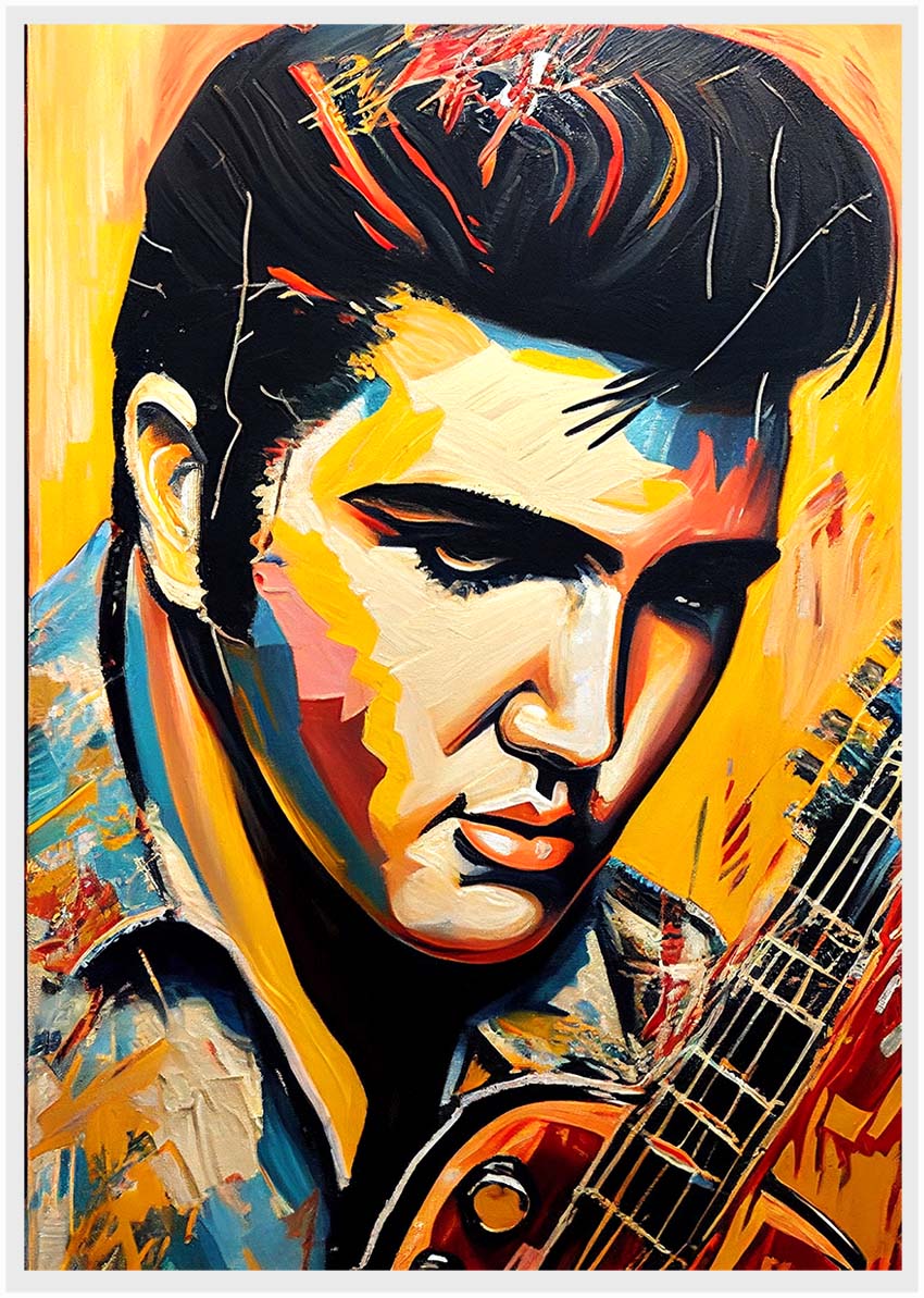 P137 Elvis Presley Canvas Art Prints, T-Shirts, Posters, and Mugs, Cushion Cover Expressive Collection