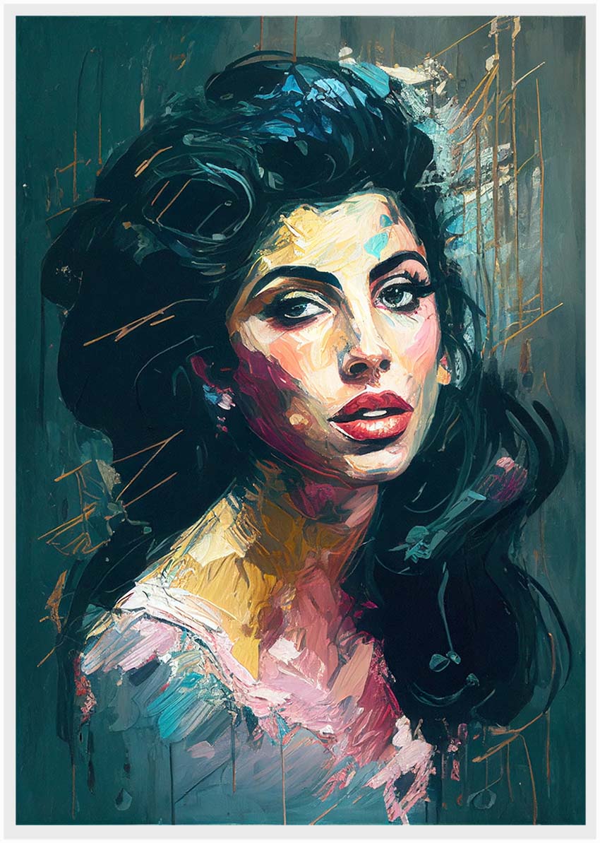 P145 Amy Winehouse Canvas Art Prints, T-Shirts, Posters, and Mugs, Cushion Cover Expressive Collection