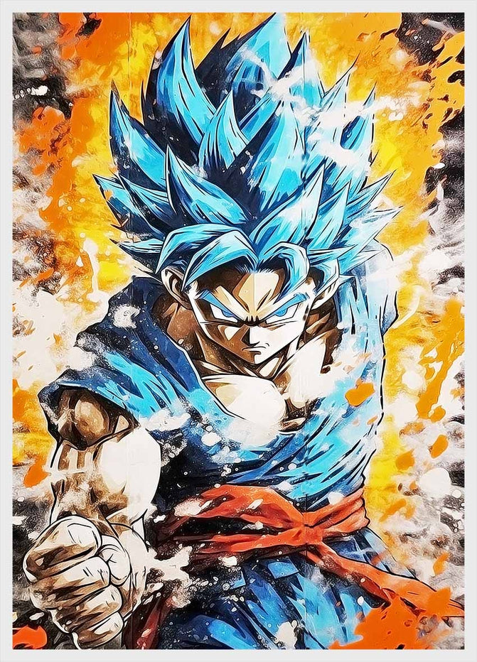 P199 Dragon Ball Kaiwa Canvas Art Prints, T-Shirts, Posters, and Mugs, Cushion Cover Expressive Collection