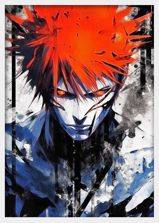 P206 Ichigo Kurosaki Canvas Art Prints, T-Shirts, Posters, and Mugs, Cushion Cover Expressive Collection