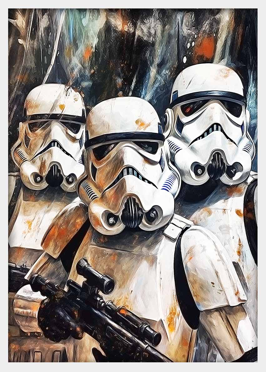 P208 Stormtrooper Canvas Art Prints, T-Shirts, Posters, and Mugs, Cushion Cover Expressive Collection